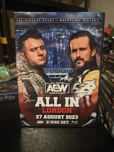 AEW AUGUST 23RD 2023 All IN Blu-ray Brand New Sealed In London - Picture 1 of 2
