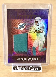 🚨JAYLEN WADDLE Highlight Swatches Panini Illusions 2 color Patch No HS-JWE /99 - Picture 1 of 3