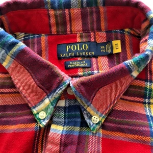 Ralph Lauren Polo long sleeve flannel shirt multicolor 2xl 60 cotton 40 poly - Picture 1 of 3