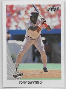 1990 Leaf #154 Tony Gwynn San Diego Padres HOF