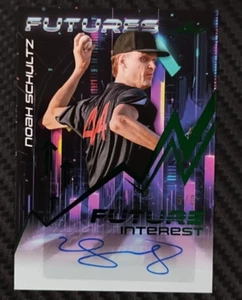 2024 Leaf Futures Noah Schultz Green Foil 5/8 Auto Rookie WHITE SOX #FINS1 - Picture 1 of 6