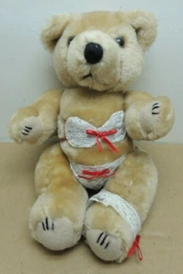Teddy Bear in Nighty Teddy VTG HTF Bear Act  Lingerie 10" Undies - Picture 1 of 4