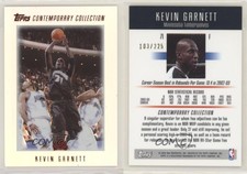2003-04 Topps Contemporary Collection Red /225 Kevin Garnett #71 HOF