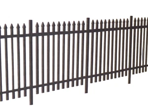 6ft wrought iron fencing - (232 cm) O gauge 1:43 model railway security fence - Picture 1 of 4