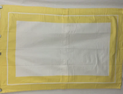 Almohada Kate Spade falsa amarilla blanca a rayas gota de limón W4 Foto 1 de 4