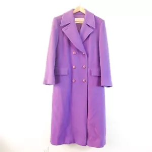 Vintage Pendleton Coat 6 Small Wool Jacket Military Virgin Purple USA RARE 1970s - Picture 1 of 15