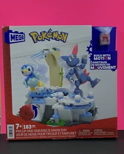 MEGA Brands - Pokemon Piplup and Sneasel's Snow Day New Sealed NIP NIB - Picture 1 of 8