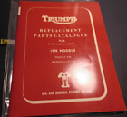 Triumph 1970 Trophy Bonneville Tr6 T120 Nos Parts Book Manual Catalogue A52