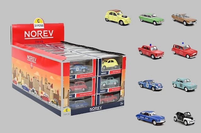 Norev DISPLAY 48 MODELS ASS. MULTIGAM 1:64 - Immagine 1 di 1