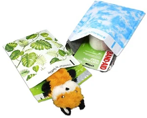6x10 Tropical Banana Leaves, Cloud Poly Bubble Mailers, Padded Shipping Envelope - Picture 1 of 45