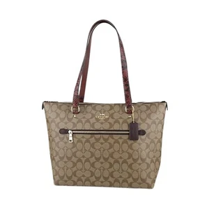 Coach Signature Gallery Tote Canvas Bag Womens Style : F88233 - Picture 1 of 3