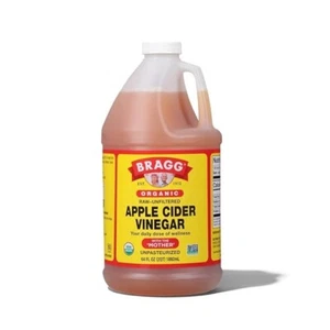 Bragg Organic Apple Cider Vinegar With the Mother– Raw, Unfiltered Natural 64 Fl - Picture 1 of 5