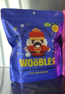 The Woobles HAZEL THE NUTCRACKER Christmas Learn To Crochet Kit - Picture 1 of 2