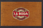 Ancienne  Grande  Lytho  Cigar Label Bn101690 La Boda