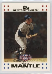 2007 Topps Opening Day Mickey Mantle #7 HOF