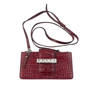 Miu Miu Matelasse Nappa Crystal In Red Leather Crossbody Bag - Picture 1 of 11