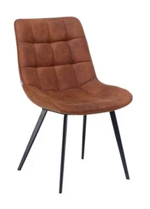 2er Set Design Stuhl Stühle Esszimmerstuhl Floyd Hochwertiger Stoff Metall braun - Bild 1 von 6