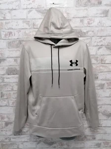 Under Armour Men's Fleece Graphic Hoodie, Size UK M, BEIGE. - Picture 1 of 13