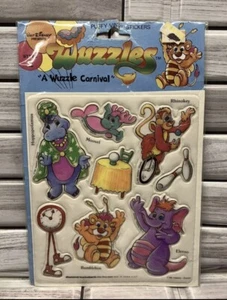 Wuzzles Carnival Vintage Stickers Pack Style 2 - Picture 1 of 3