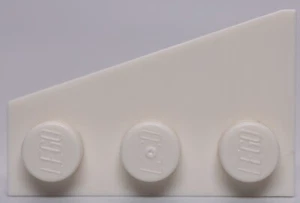 Lego 5x placa de cuña blanca 3 x 2 derecha - Imagen 1 de 1