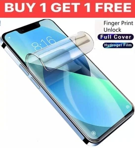 Protector de pantalla de película suave de hidrogel para iPhone 11 12 13 14 15 16 Pro Max PLUS - Imagen 1 de 7