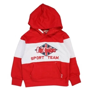 Hoodie Boy. Lee Cooper, Red Hooded Sweatshirt. Gift For Him - Picture 1 of 8