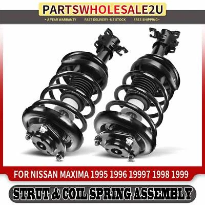 2 передние стойки и пружины в сборе для Nissan Maxima 95-99 левая и правая в сборе - Изображение 1 из 4