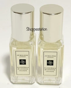 Jo Malone SILVER BIRCH & LAVENDER Eau de Cologne 9ml Each ( Total 18ml ) - Picture 1 of 2