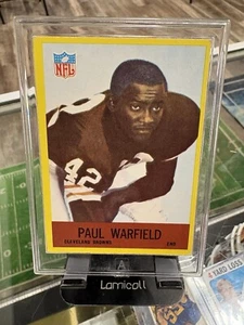 1967 Philadelphia 46 Paul Warfield Browns Classic Vintage - Picture 1 of 2