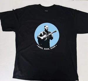Zach Bryan Burn Burn Burn Tour Tee Shirt Black Official Merch Size XXL - Picture 1 of 4