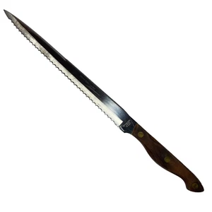 Cuchillo de pan serrado de 10,5" Lifetime Cutlery Jet Cut D-400 acero inoxidable Japón - Imagen 1 de 11