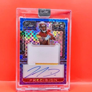 2022 PANINI ONE BLUE PRIZM JAHAN DOTSON #309 23/49 ROOKIE PATCH AUTO COMMANDERS - Picture 1 of 2