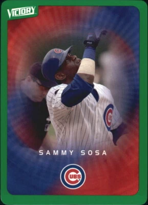 2003 Upper Deck Victory Tier 1 Green #22 Sammy Sosa Card - Image 1 of 2