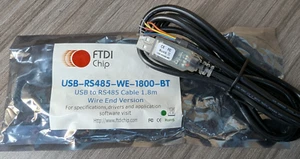 Cable USB-RS485-WE-1800-BT a RS485 extremo de cable de 6 pines con accesorios de chip FTDI - Imagen 1 de 2