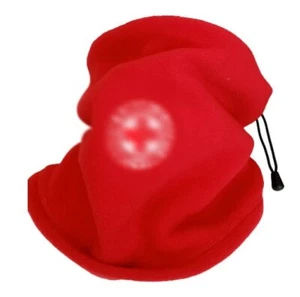 SCALDACOLLO CROCE R. COLORE ROSSO RICAMATO COMPLETO DI LOGO - Foto 1 di 2