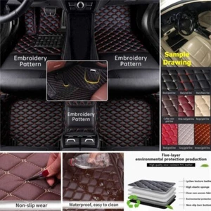 For Toyota Car Floor Mats Luxury Waterproof Liners Carpets Custom Leather Rugs - Imagen 1 de 29