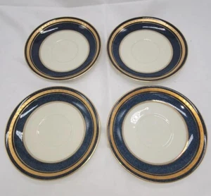 Mikasa Grande Imperial Lapis Untertassen Elfenbein 5,75" 4er Set NEUWERTIG L2826 - Bild 1 von 10