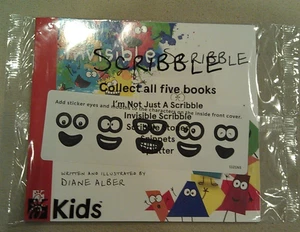SELTEN Küken-Fil-A Kinder Mahlzeit Buch Nicht nur ein Kritzeleln unsichtbar versiegelt Diane Alber - Bild 1 von 5