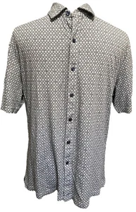 Hart Schaffner Marx Herren Hemd Gr. Medium Blau Baumwolle Stretch Golfshirt - Bild 1 von 5