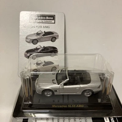 Kyosho 1/64 Mercedes SL55 AMG Silver Mercedes Minicar Series - Photo 1/4