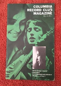 Columbia Record Club Magazine - Vol. 11, No. 1 - Joan Baez - 1964 - RARE - Picture 1 of 9