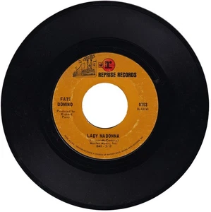 Fats Domino.  Lady Madonna/One For The Highway  45rpm - Picture 1 of 1
