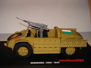 DeAGOSTINI - CHAR TANK BLINDE MILITAIRE - SAHARIANA - ITALY 1942 au 1/43° - Foto 1 di 1