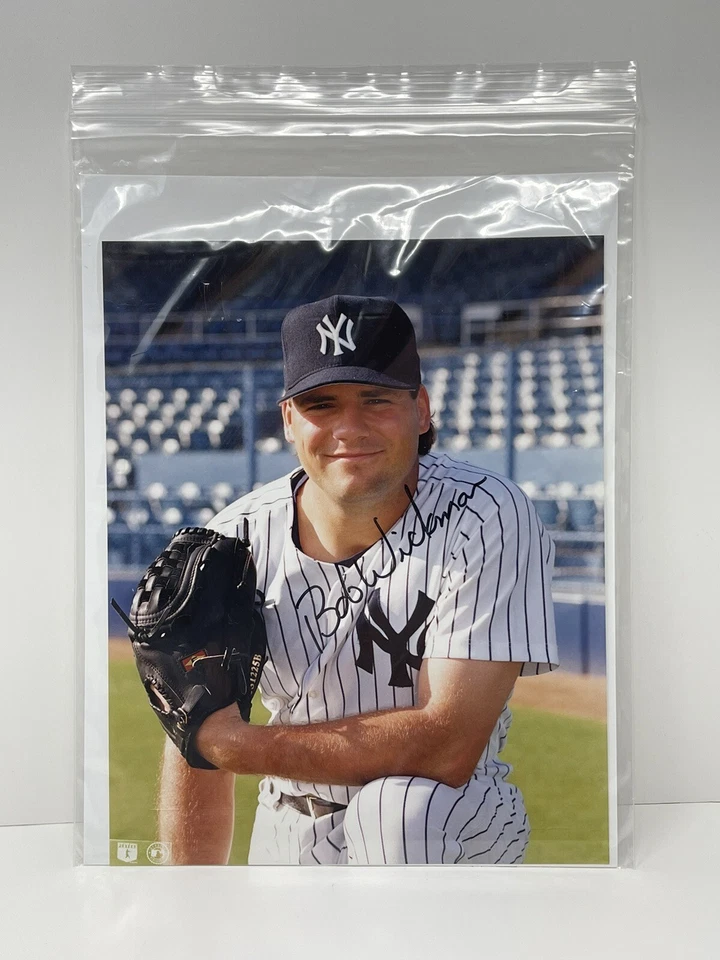 Foto autografiada a color 8x10 de Bob Wickman de los Yankees de Nueva York Foto 1 de 1