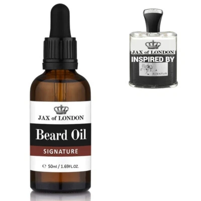 JAX OF LONDON Beard Oil for Men - Cologne inspired - Beard Growth 50ML 11 Scents