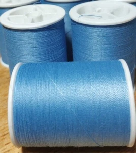 Coats & Clark All Purpose Sewing Thread 3 spools 280 yd ea MEDIUM BLUE - Picture 1 of 1