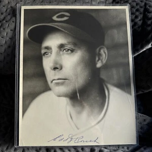 Reds Edd Roush Vintage Signed Autographed Baseball 8x10 Photo White Sox Giants - Picture 1 of 3