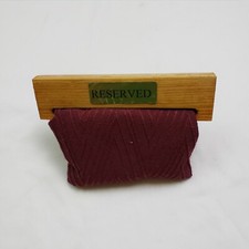 Vintage reservados, Funerária, Pew de volta ou sinal de cadeira