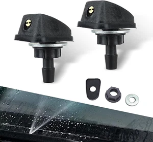 Windshield Washer Nozzles Replacement Universal for Most Cars w/ 8mm/0.31 Holes - Picture 1 of 6