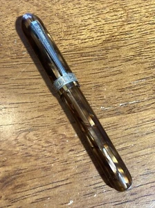 Nachlassfund Vintage MAJESTIC kupferfarben gestreift mit 14k Neu in OVP - Bild 1 von 7